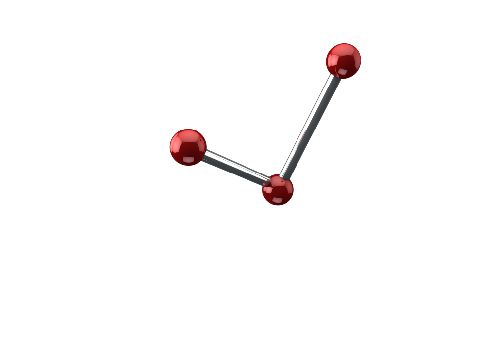 Objeto abstrato vermelho do pack